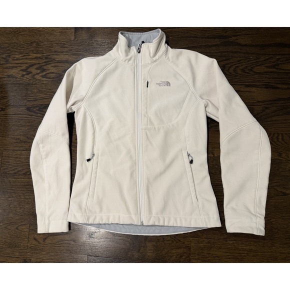 The North Face Women's Waterproof Wind Proof Apex Zip Up Jacket Small White TNF - Picture 2 of 9